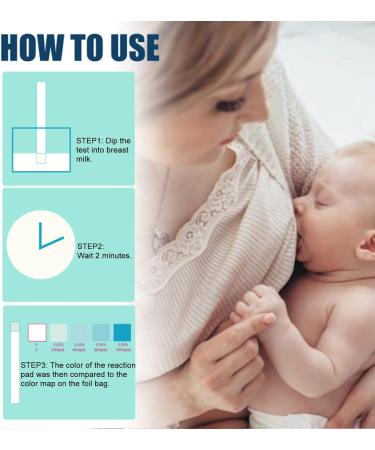 25 Breast Milk Alcohol Test Strips - Accurate Detection for Breastfeeding Mothers | Safe Lactation Testing - Buy Online on GoSupps.com