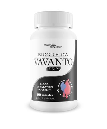 Blood Flow Vavanto Pro - Our Best Blood Circulation Booster - Mens Blood Flow Care - Our Best Blood Flow Support - Blood Flow Capsules - Blood Flow Pills - Max Blood Flow Vavanto Growth Circulation