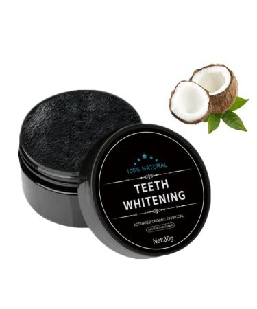 Natural Charcoal Teeth Whitening Powder Natural Activated Carbon Powder Teeth Whitening & Teeth Cleaning Powder Teeth Cleaning for White Teeth Removal of Gums Refreshing Breaath