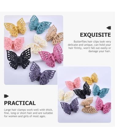 KALLORY White Claw Girl Hair Clips - 8pc Large Matte Hair Claw Set for Women & Girls - Buy Online on GoSupps.com