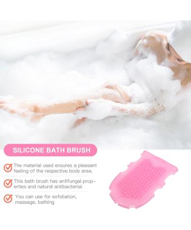 Beaupretty 2-in-1 Silicone Body Wash Glove & Peeling Brush - Pink | Shower Skin Care Tool for Exfoliating & Massaging - Buy Online on GoSupps.com