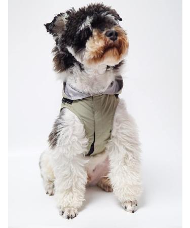 Waterproof Dogs Raincoat with Dishes - Hooded Adjustable Rain Jacket for Small Medium Large Dogs (S Gray) - Reflective & Durable Poncho - Buy Online on GoSupps.com