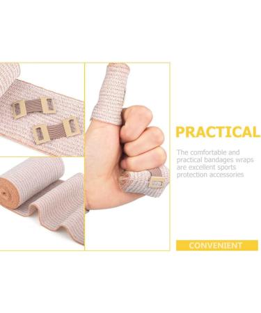 FOMIYES Striped Elastic Head Wraps & Athletic Tape - Pain Relief Knee Wraps Non-Stick 2 Rolls 10x4cm - Buy Online on GoSupps.com