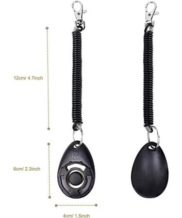 Dog Training Clickers with Wrist Strap Effective Pet Training Tools for Puppy or Cat Behavioral Training 4-Pack Colorful Sound Easy to Use Practical Button Clicker - Buy Online on GoSupps.com