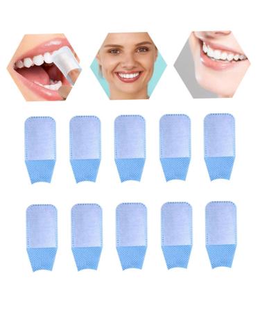 Tooth Whitening Wipes - Disposable Cleaning Towels & Teeth Cloths for Oral Hygiene | 10PC Whitening Strips Kit - Buy Online on GoSupps.com