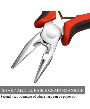 5-Inch Needle Nose Jewelry Pliers - Small Tool for Crafting Necklaces, Rings, and Supplies - Buy Online on GoSupps.com