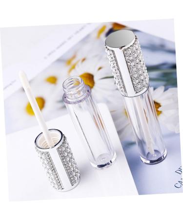 Angoily Lot de 10 Tubes de Gloss L vres Rechargeables en Verre 5 Ml Flacons Vides Ronds pour Soin des L vres Nacr Contenant L ger et Portable pour Maquillage et DIY - Buy Online on GoSupps.com