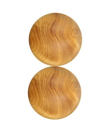 Fomiyes 2st massage ball Massage ball finger massage device acupressure made of wood chinese meditation balls foot massage cladding stress ball handballs massage handballs made of wood neck china