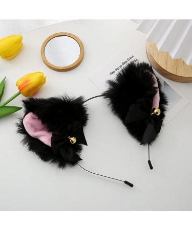 2 Pieces Cat Ears Headband with Bells Cosplay Hair Band Iron Headwear Used for Women Girls Daily Decoration and Party - Buy Online on GoSupps.com