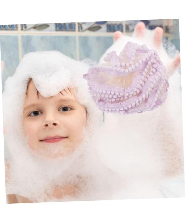 6 Pcs Flower Bath Balls - Exfoliating Mesh Sponge & Shower Scrubber for Travel | Soft Nylon Bath Towel & Back Washer Massage Brush - Buy Online on GoSupps.com