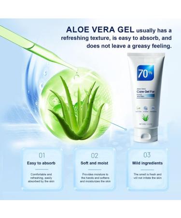 HAPPYWOO Aloe Vera Hand Gel Anti-dryness Moisturizing Hydrating and Repairing Cracked Hand Skin - Buy Online on GoSupps.com