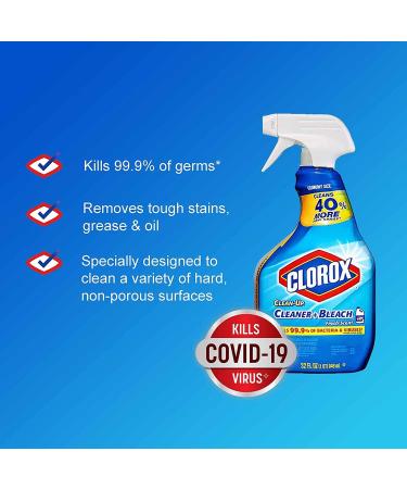 Clorox Clean-Up All Purpose Cleaner Spray Bottle with Bleach - Fresh Scent - 32 Fl Oz - Buy Online on GoSupps.com