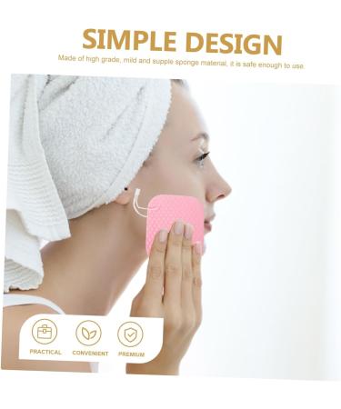 Beaupretty Lanyard face wash with lanyard face scrub sponge face wash sponge facial exfoliating sponge esponjas para maquillaje exfoliating bath sponge Washing device make up travel Travel - Buy Online on GoSupps.com