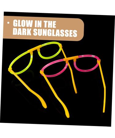 Healeved 30 Sets Glow in the Dark Glasses - Stylish Slim Mirror Frame Kit for Brilliant Nighttime Looks - Perfect for Parties & Events - Buy Online on GoSupps.com