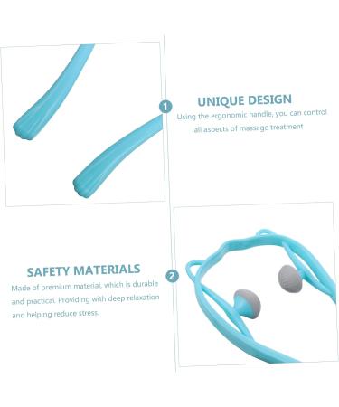 Deep Tissue Massage Device - Neck & Muscle Relief Tool Set (2 Pieces) for Ultimate Hand and Shoulder Massage - Buy Online on GoSupps.com