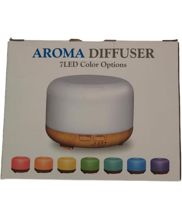 Buy Gohytal 500ml Aroma Diffuser - Ultrasound Essential Oil Diffuser with 7 LED Colors Remote Control & BPA-Free for Home Office Spa & Yoga - Buy Online on GoSupps.com