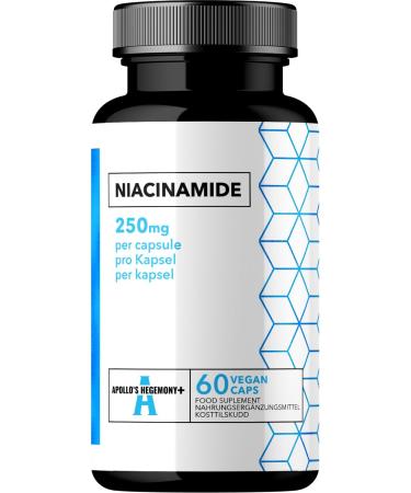 Vitamin B3 (Niacinamide) 250mg - 60 Capsules - 2 Month Supply - by Apollo's Hegemony