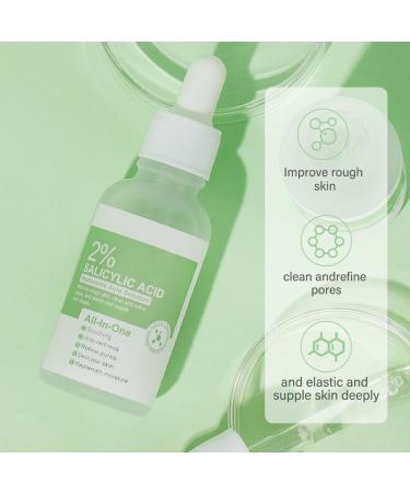 Salicylic Acid Solution 2% (30 mL) - Gentle Exfoliating Serum for Clearer Skin | Daily Use Facial Serum - Buy Online on GoSupps.com
