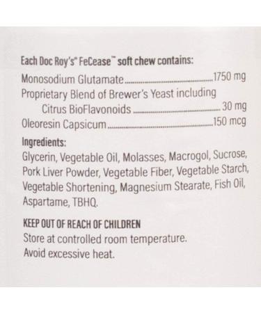 Revival Animal Health Doc Roy's FeCease - Stool Eating Deterrent 60ct for Dogs & Cats - Buy Online on GoSupps.com