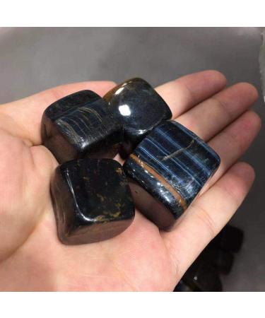 4pcs Natural Stones and Crystals Blue Obsidian Quartz Polished Square Tumbled Stone Specimen for Decoration Full of Texture - Buy Online on GoSupps.com