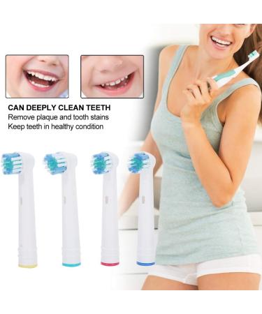 Verdant Touch Electric Toothbrush Replacement Heads - 4 Interchangeable Sound Toothbrush Accessories for Optimal Oral Care - Buy Online on GoSupps.com