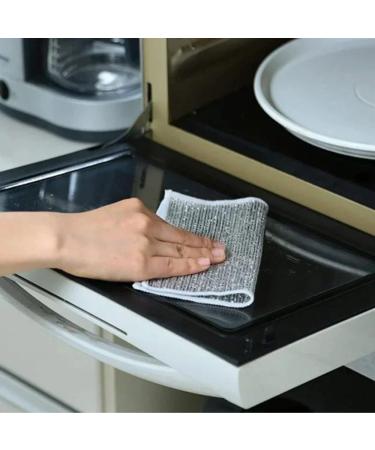 Silver Dish Cloths Multipurpose Wire Dishwashing Rags for Wet and Dry Double Layer Thicken Wire Dishcloth for Cleaning Dishes Remove Stubborn Stains from Dishes Pots Grills Stoves (5pcs) - Buy Online on GoSupps.com