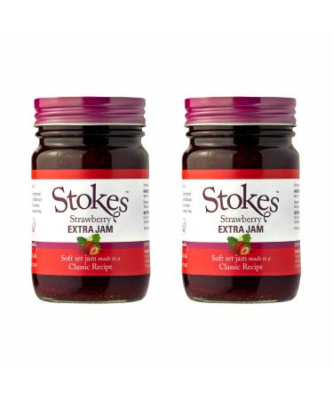 Stokes Strawberry Extra Jam 340g - Pack of 2