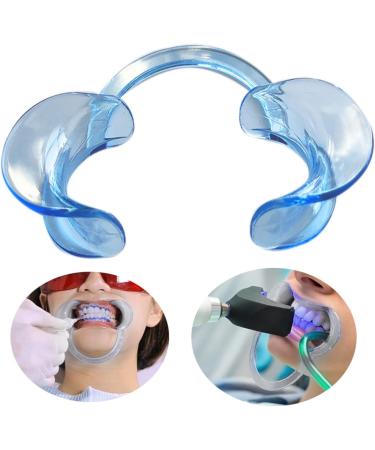 10 Medium C-Shaped Dental Cheek Holders | Tooth Whitening Lip Protectors | Blue - International Shipping Available - Buy Online on GoSupps.com