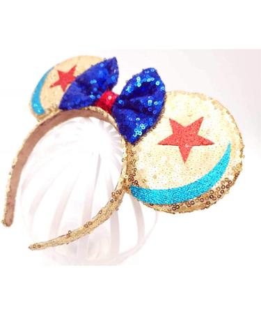 Glitter Mouse Ears Headbands for Girls - Princess Party Decor | Belle, Cinderella, Jasmine - Buy Online on GoSupps.com