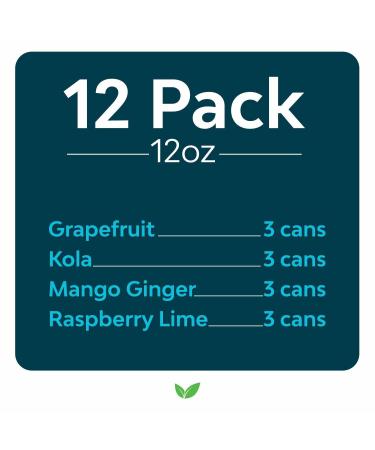 Zevia Zero Calorie Energy Drink Variety Pack - 12oz Cans (Pack of 12) - Buy Online on GoSupps.com