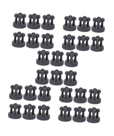 Alipis 30 Stk of razor hook hook strip for toothbrush of individual toothbrush hooks Harry's razor wall razor hook shower utensils plug -in hooks office silicone line no trace of pebbles