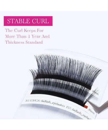 Individual Classic Eyelash Extensions 0.15mm D Curl Mix | 15-20mm Professional Lashes | Natural Black Volume - Buy Online on GoSupps.com