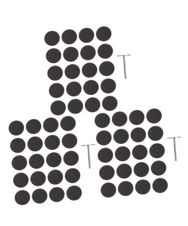 Amosfun 3 Sets Nail Polishing Sheets Manicure Sandpaper Disc Metal Bit Disc Sanding Paper Foot Nail Forms Nail Tool Nails Tools Pedicure Sanding Disc Stainless Steel Electric