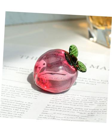 ABOOFAN 4pcs Peach Ornaments Artificial Fruit Peaches Lifelike Peach Figurine Decorative Fruit Prop Room Decor Aesthetic Glass Fruit Figurine Peach Statue Props Crystal Kitchen Cabinet - Buy Online on GoSupps.com
