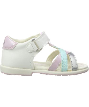 Geox Baby Girls' B Verred B First Walking Shoes - Size 7 UK, White Pink - Buy Online on GoSupps.com