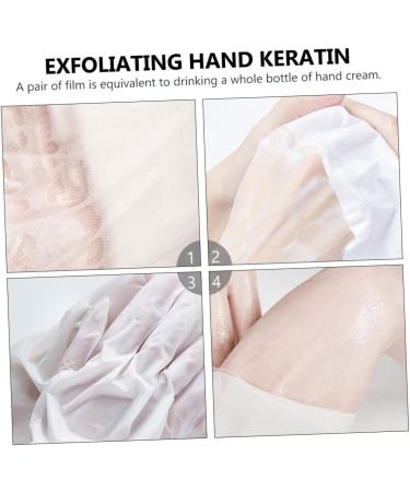 Ipetboom 2 Pairs Hand Mask Hand Moisturizing Cover for Hand Nourishing Hand Cover Exfoliating Hand Treatment Gel Boat Socks Gel Remover Non-Woven Fabric Care White Cat Paw - Buy Online on GoSupps.com