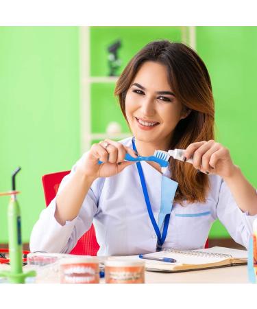 Denture Cleaning Brush 12 Pack - Hard Bristles, Double Sided - Portable False Teeth Toothbrush - Buy Online on GoSupps.com