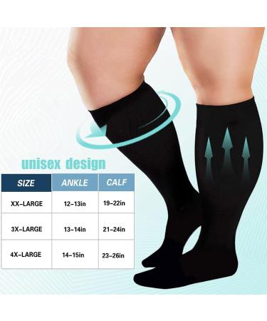 3 Pirs Copper Compression Socks for Men & Women (20-30 mmHg) Best Graduated Athletic Fit for Running Nurses Flight Travel & Maternity Pregnancy - Boost Stamina Circulation & Recovery 3XL - Buy Online on GoSupps.com