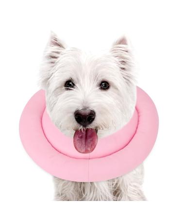 Sbayool breaker crane dog cats adjustable soft and comfortable neck crauses for dogs leak protection dog for preventing cats and dogs from licking wounds after surgery pink s pink neck: 20cm- 23cm s - Buy Online on GoSupps.com