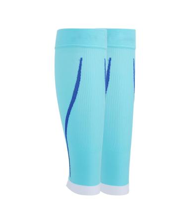 Calf Compression Bandage Breathable Calf Brace Light Blue for Running (XXL) XX-Large Xxl