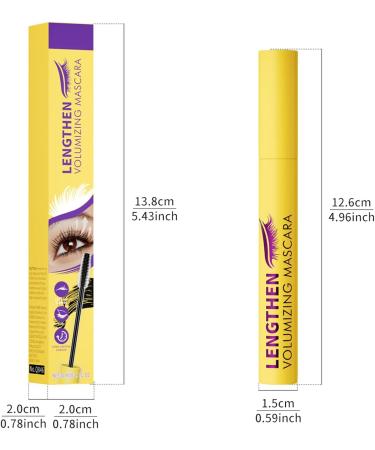 ZukQvrivelig Waterproof mascara threedimensional curved effect brown waterresistant use without bundle ideal for daily and special makeup 10 ml brown - Buy Online on GoSupps.com
