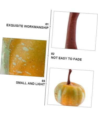 LIFKICH 20pcs Simulated Mini Pumpkin Artificial Pumpkin Decoration Halloween Pumpkin Decoration Artificial Harvest Decoration Giraffe Decor Pumpkins Model Photo Props Manual Decorate Foam As Shown 2.2X3.4CM - Buy Online on GoSupps.com