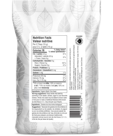 Inari Organic Black Whole Chia Seed 500 g - Buy Online on GoSupps.com