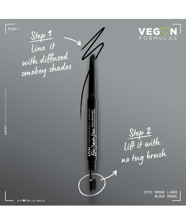 NYX Epic Smoke Liner - Vegan Smokey Eyeliner in Black Smoke - Buy Online on GoSupps.com