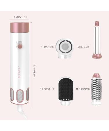5-in-1 MIEARA Hot Air Styler Hair Dryer Brush - Negative Ionic Technology for Volumizing and Drying - Buy Online on GoSupps.com