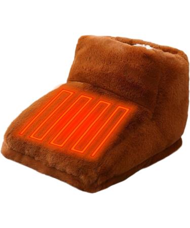 Besreey Heated Foot Warmer Full Wrap Rechargeable Non-Slip Foot Warmers for Men & Women | Brown Ultimate Comfort at Home - Buy Online on GoSupps.com