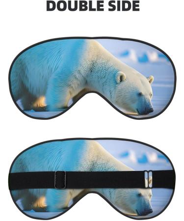 Polar Bear Soft Sleep Eye Mask | Breathable Travel Eye Patch for Women | Relaxation & Comfort - Buy Online on GoSupps.com