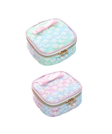 SEWOART 2pcs Yarn Thorn Hygiene Bag Menstrual Period Sanitary Pouch Nursing Pad Pouch Sanitary Napkin Bag Travel Organizer Bags Travel Cosmetic Bags for Women Toiletry Organizer Change Bag