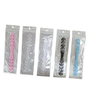 Minkissy 10st mask ear rope buckle ear cable extension buckle ear iron protection adjustable mask hook adjustable mask hook earrings mask accessories Mask strap buckle adjust belt