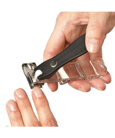 VIEEL 360 Degree Rotary Nail Clipper | Stainless Steel Sharp Blade Fingernail Toenail Clipper  Trimmer and Cutter Toe Nail Clipper - Ergonomic Design to Easily Trim Finger and Toenails